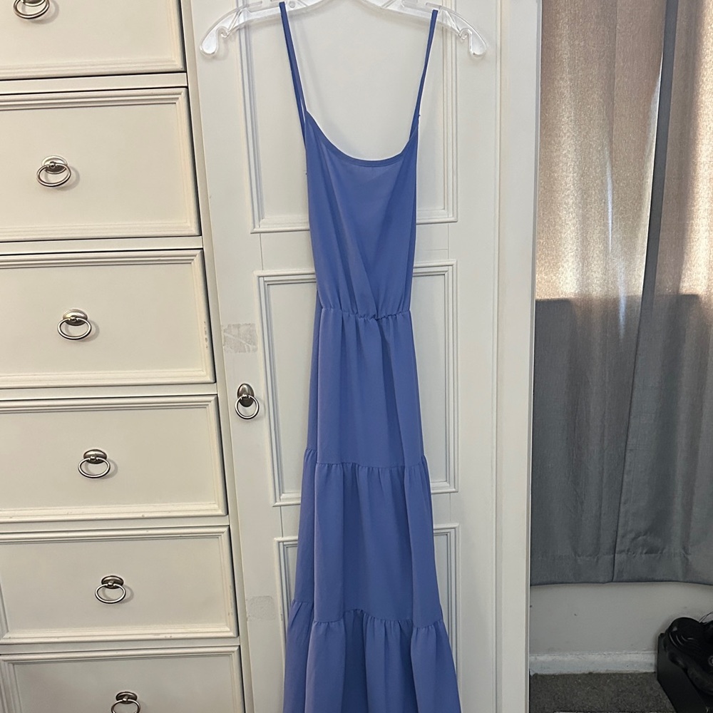 SHEIN Light Blue Maxi Dress